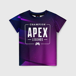 Детская футболка Apex Legends Gaming Champion: рамка с лого и джойс