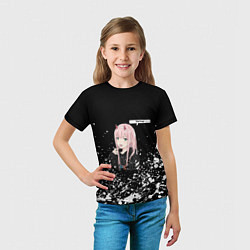 Футболка детская ZERO TWO DARLING, цвет: 3D-принт — фото 2