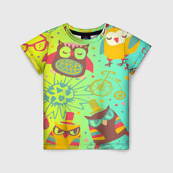 Детская футболка Весёлые совы