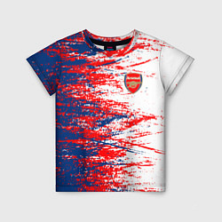 Детская футболка Arsenal fc арсенал фк texture