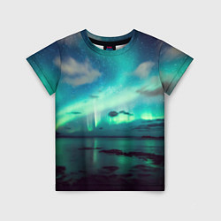 Детская футболка Aurora borealis