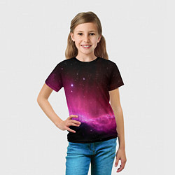 Футболка детская Night Nebula, цвет: 3D-принт — фото 2