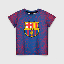 Детская футболка Barcelona брызги красок