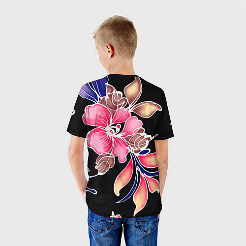Детская футболка Сон в летнюю ночь Beautiful flower / 3D-принт – фото 4