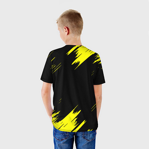 Детская футболка Borussia texture / 3D-принт – фото 4