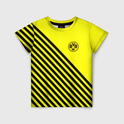 Детская футболка Borussia черные полосы
