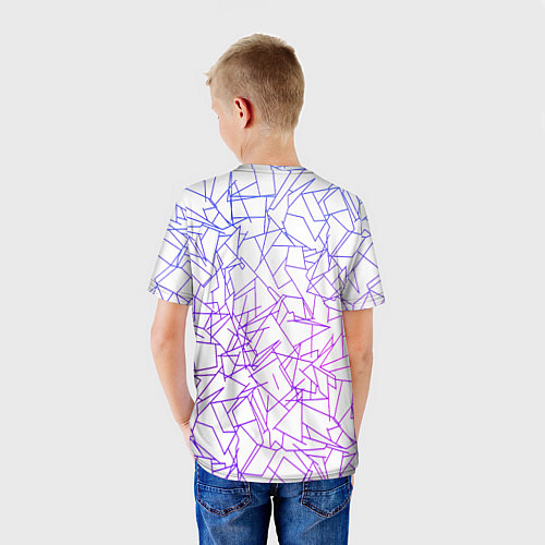 Детская футболка Geometric Distortion / 3D-принт – фото 4