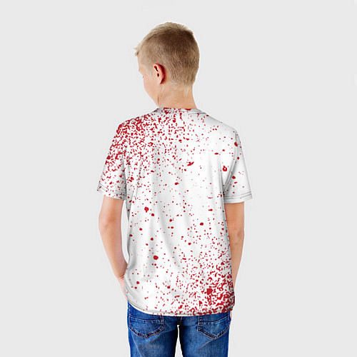 Детская футболка Dead Space: красные таблички Best Player и Ultimat / 3D-принт – фото 4