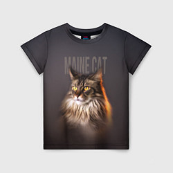 Детская футболка Maine cat
