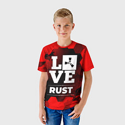 Футболка детская Rust Love Классика, цвет: 3D-принт — фото 2