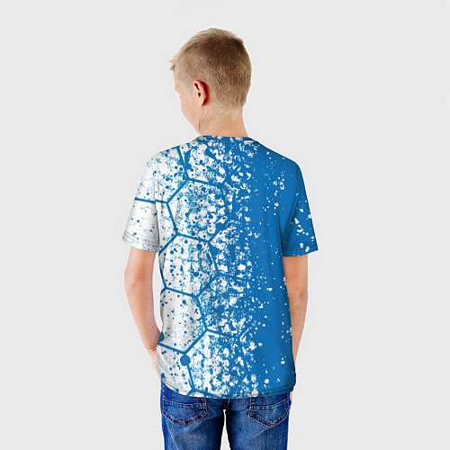 Детская футболка Inter соты / 3D-принт – фото 4