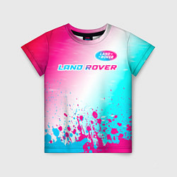 Детская футболка Land Rover Neon Gradient
