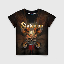 Детская футболка SABATON САБАТОН SKULL