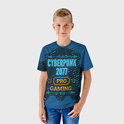 Футболка детская Игра Cyberpunk 2077: PRO Gaming, цвет: 3D-принт — фото 2