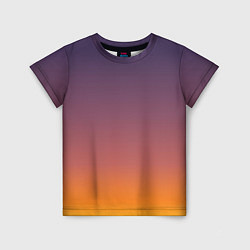 Футболка детская Sunset Gradient, цвет: 3D-принт