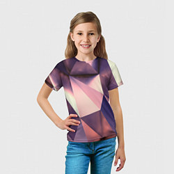 Футболка детская Кристальная мозаика, цвет: 3D-принт — фото 2