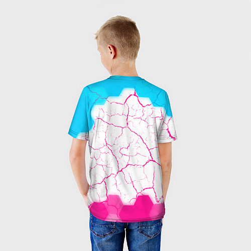 Детская футболка GTA Neon Gradient / 3D-принт – фото 4