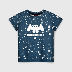 Детская футболка Marshmello крапинки