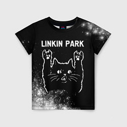 Детская футболка Группа Linkin Park и Рок Кот