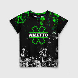 Детская футболка Нилето niletto текстура воды