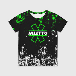 Детская футболка Нилето niletto текстура воды