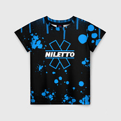 Детская футболка Нилето niletto потёки и капли краски