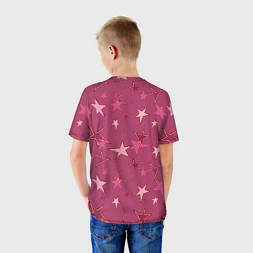 Детская футболка Terracotta Star Pattern / 3D-принт – фото 4