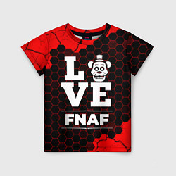 Футболка детская FNAF Love Классика, цвет: 3D-принт