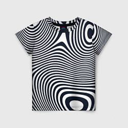 Детская футболка Гипнотические волны