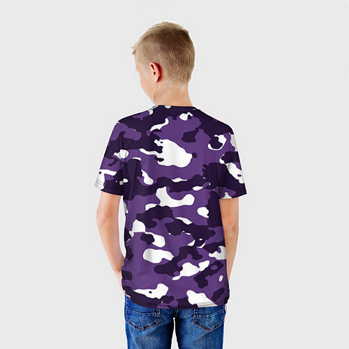Детская футболка Amethyst Purple Аметист / 3D-принт – фото 4
