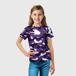 Футболка детская Amethyst Purple Аметист, цвет: 3D-принт — фото 2