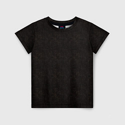 Детская футболка Текстурированный угольно-черный
