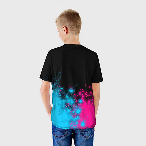 Детская футболка Genesis Neon Gradient / 3D-принт – фото 4