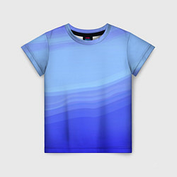 Детская футболка Blue abstract pattern