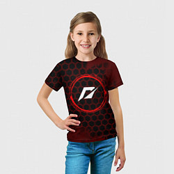 Футболка детская Символ Need for Speed и краска вокруг на темном фо, цвет: 3D-принт — фото 2