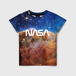 Детская футболка Лого NASA и Туманность Киля