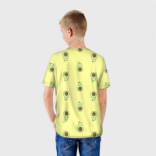 Детская футболка Авокадики паттерн / 3D-принт – фото 4