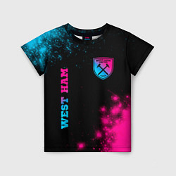 Детская футболка West Ham Neon Gradient