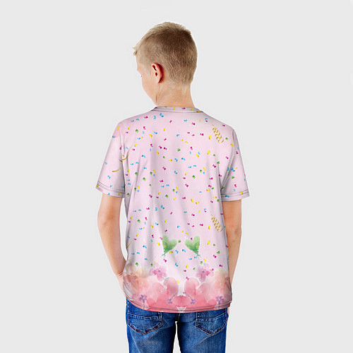 Детская футболка Лето - гном в круге для плавания / 3D-принт – фото 4