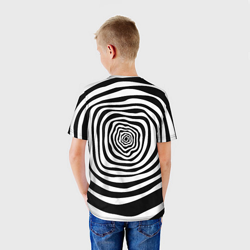Детская футболка Глаз-психоделика / 3D-принт – фото 4