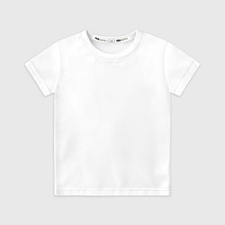 Детская футболка Горизонтальные коричневые бежевые черные полосы