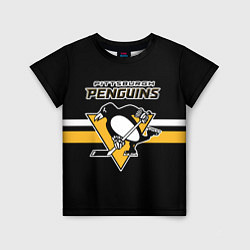 Детская футболка Питтсбург Пингвинз форма