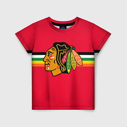 Детская футболка Чикаго Блэкхокс форма