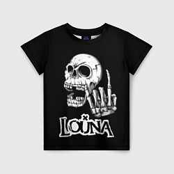 Детская футболка Louna череп