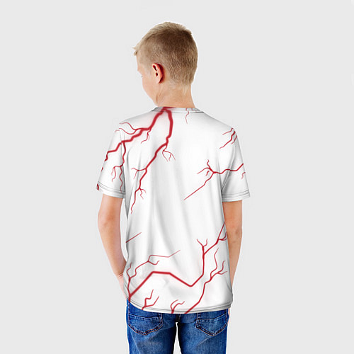 Детская футболка Dirt: красные таблички Best Player и Ultimate / 3D-принт – фото 4