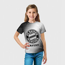 Футболка детская Bayern Sport на светлом фоне, цвет: 3D-принт — фото 2