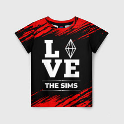Детская футболка The Sims Love Классика