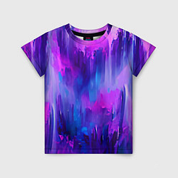 Детская футболка Purple splashes