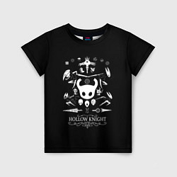 Детская футболка Hollow Knight персонажи игры