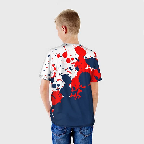 Детская футболка Сборная Англии Краска / 3D-принт – фото 4